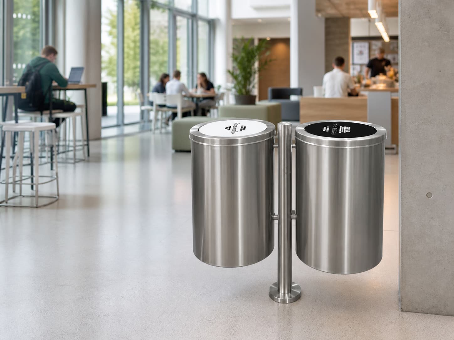 Módulo compacto de reciclaje para colegios y universidades
