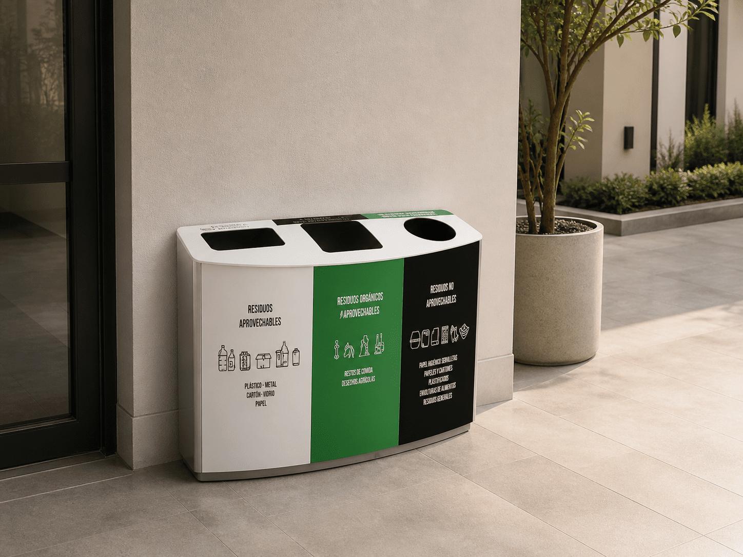 Punto ecológico para conjuntos residenciales y zonas comunes