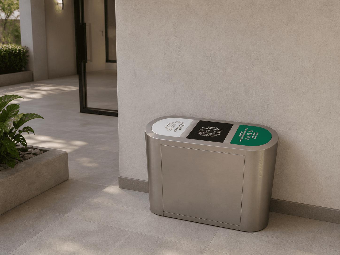 Estación modular para zonas comunes y comunidades residenciales