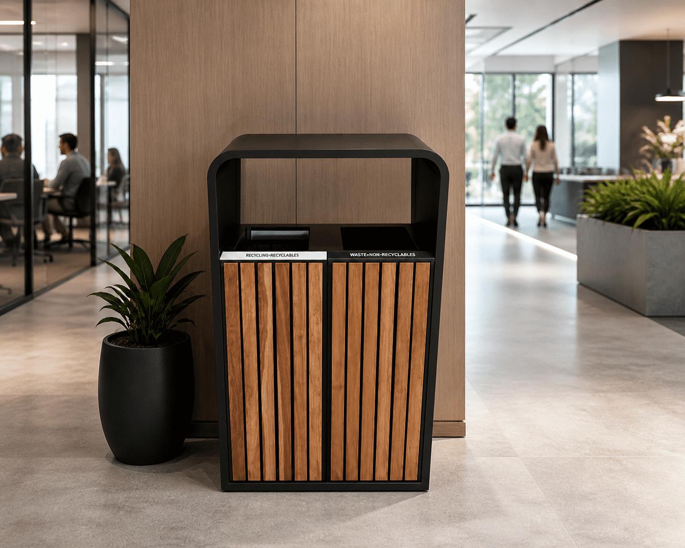 Punto ecológico para oficinas y edificios corporativos