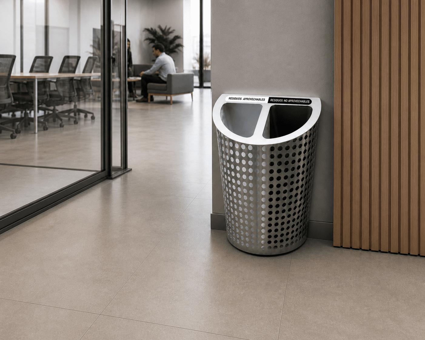 Módulo compacto de reciclaje para coworkings y oficinas