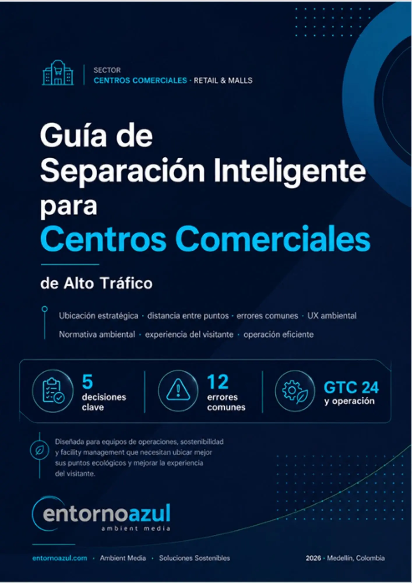 Portada de la Guía de Separación Inteligente para Centros Comerciales